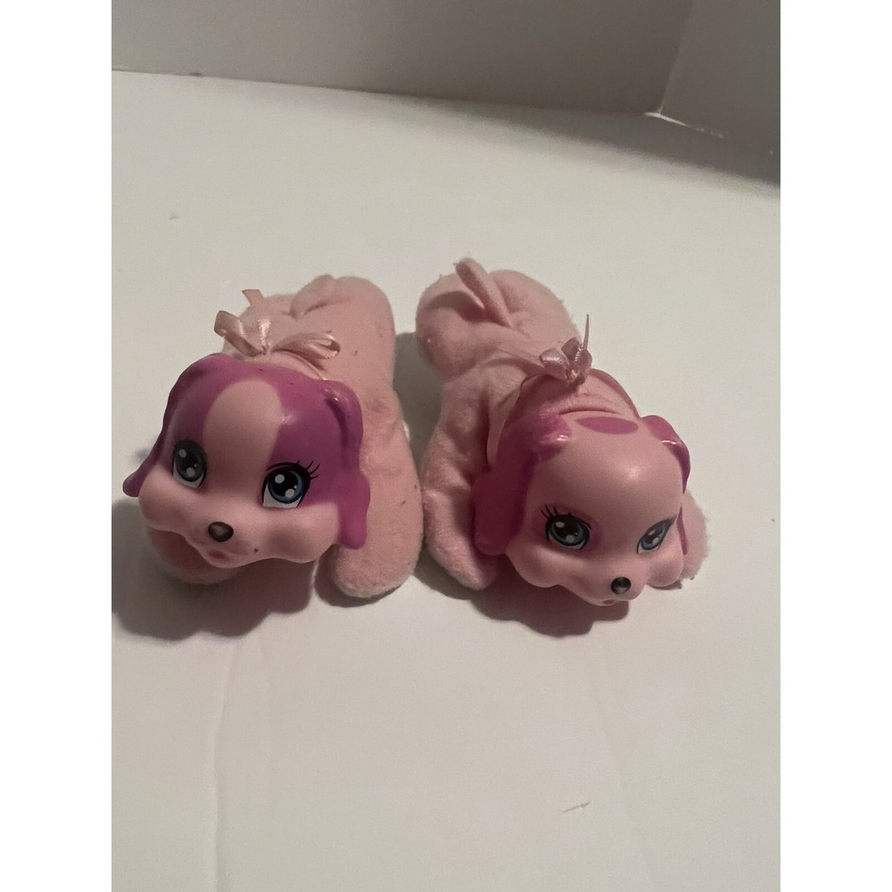 PUPPY Surprise Puppies VINTAGE Lot Of 2 Replacement Girls Light Pink